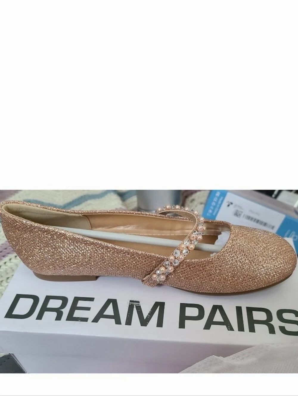 Dream Pairs shimmering rose